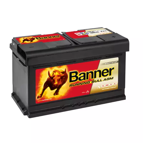 Batterie Plomb AGM Banner 58001 Running 12V 80Ah 800A