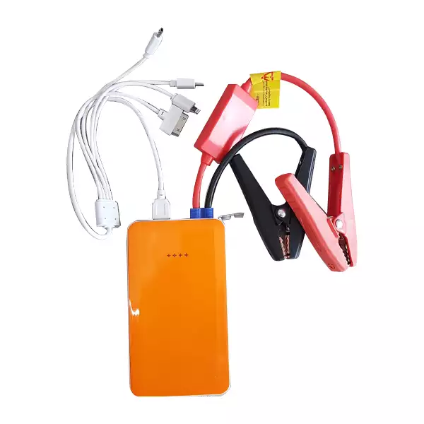 Batterie Externe Booster Hitec 5V 8000mAh 1 USB + Lampe (Orange) 