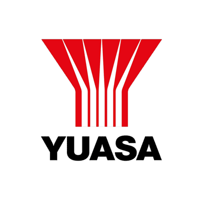 le logo de la marque yuasa
